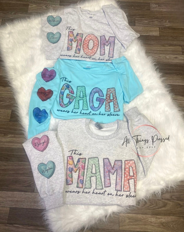 Custom Heart On Sleeve