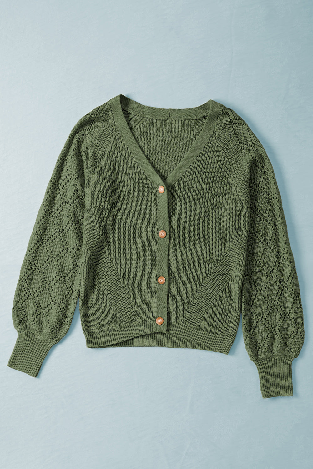 Bishop Sleeve Cardigan Sweater *Multiple Colors* FB