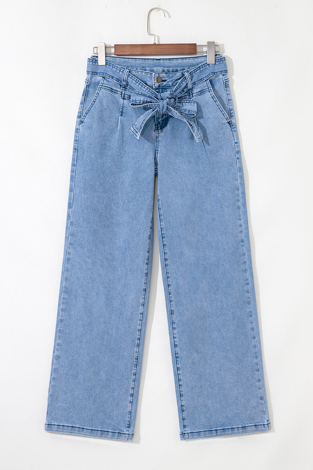 Western Sash Wide Leg Jeans LT