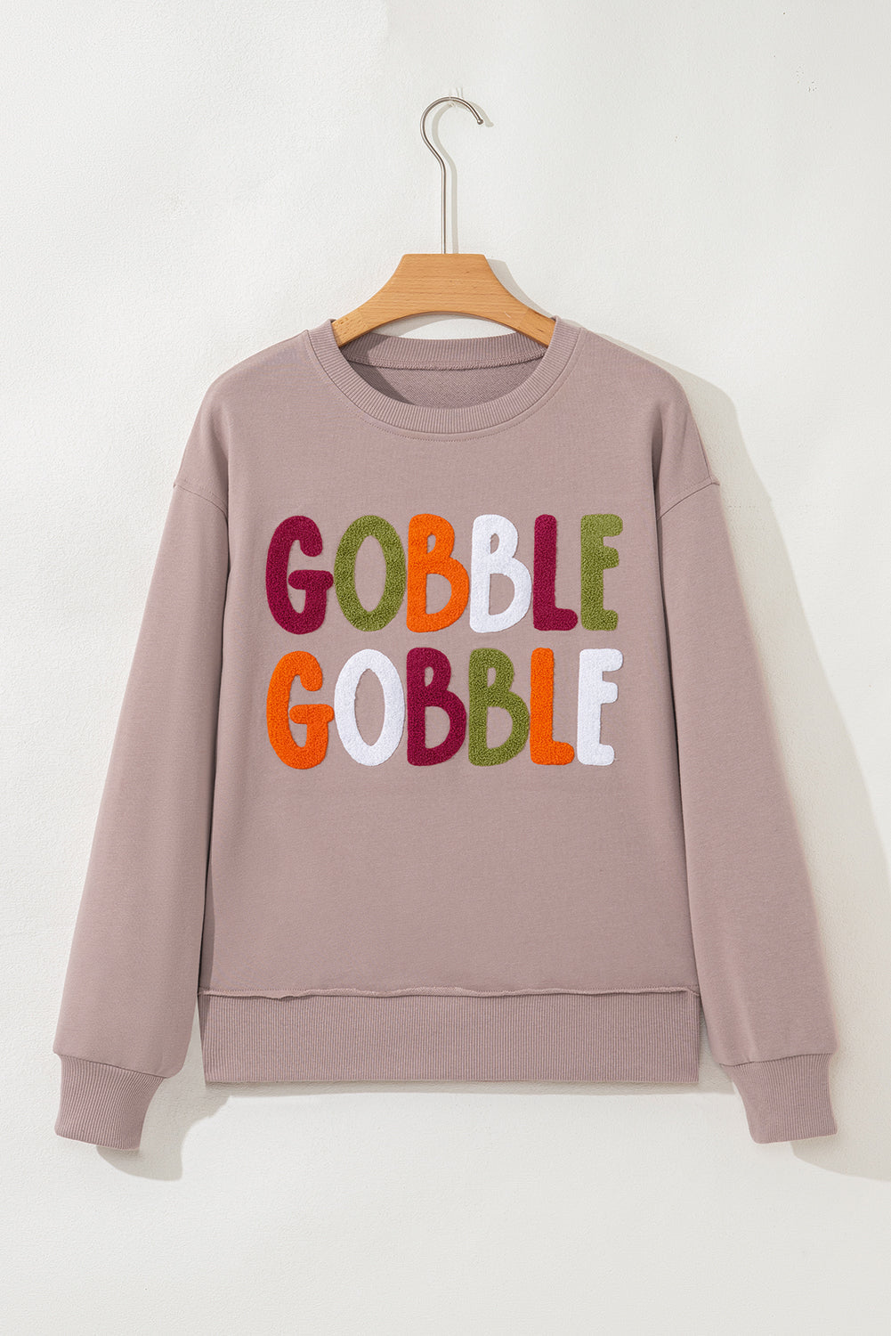 Dark Khaki GOBBLE Graphic Top FB