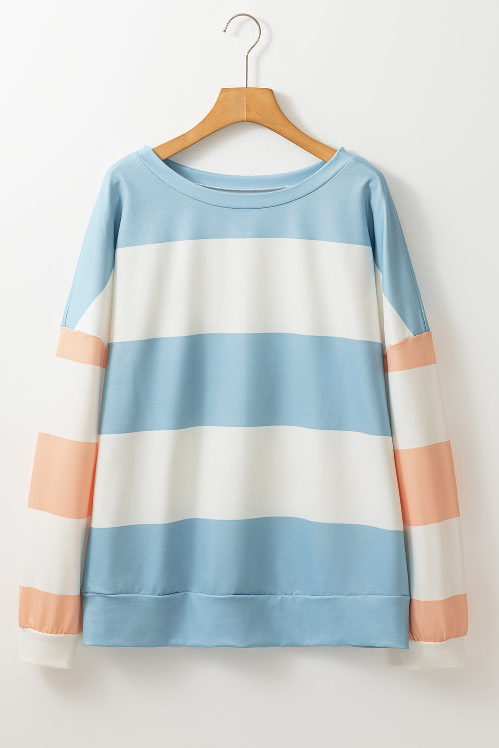 Light Blue Colorblock Top RTS