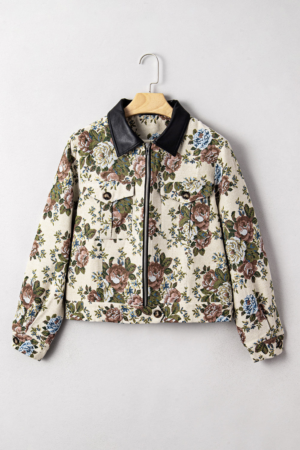 Floral Zip Up Jacket LT