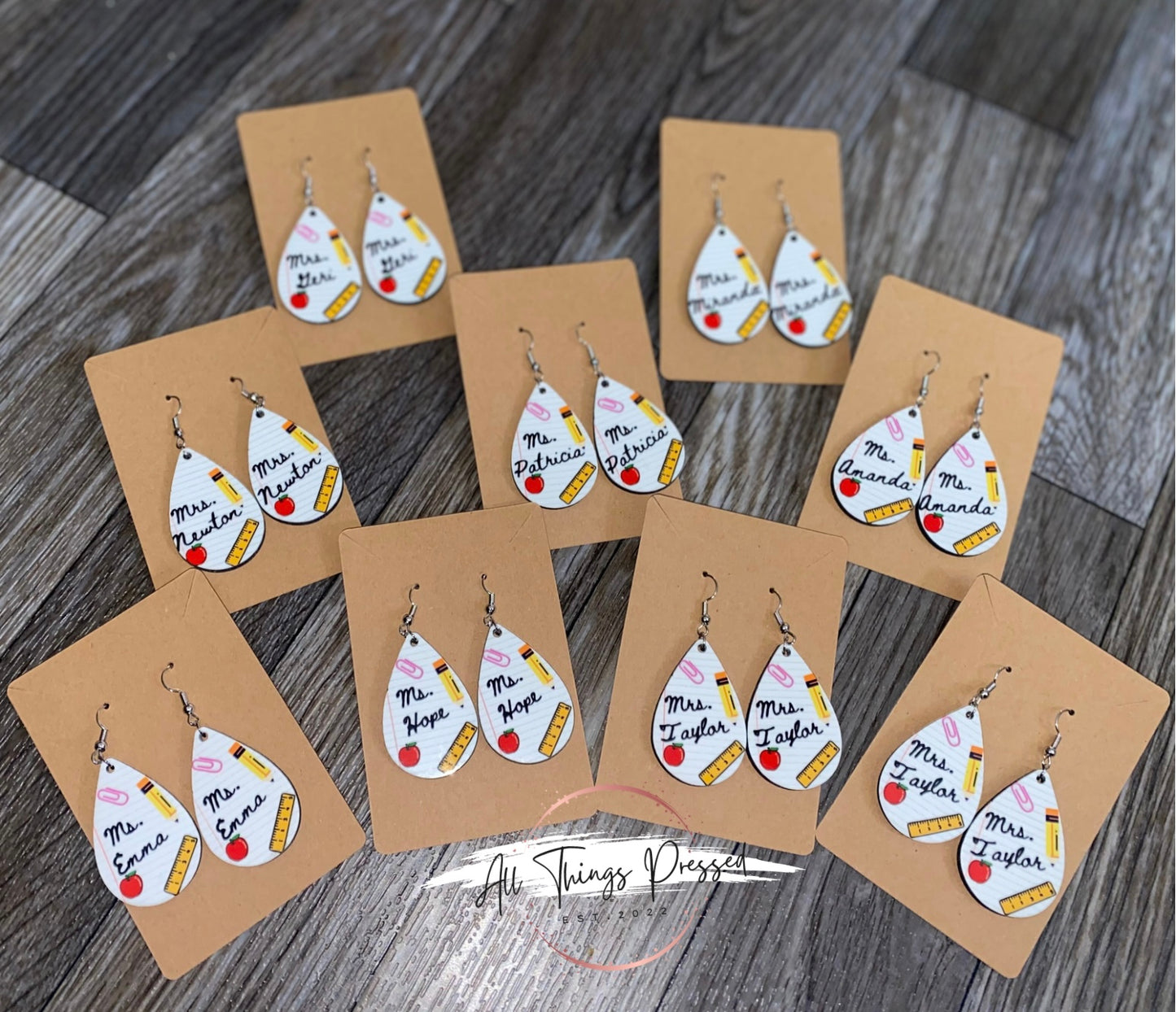 Teacher Earrings
