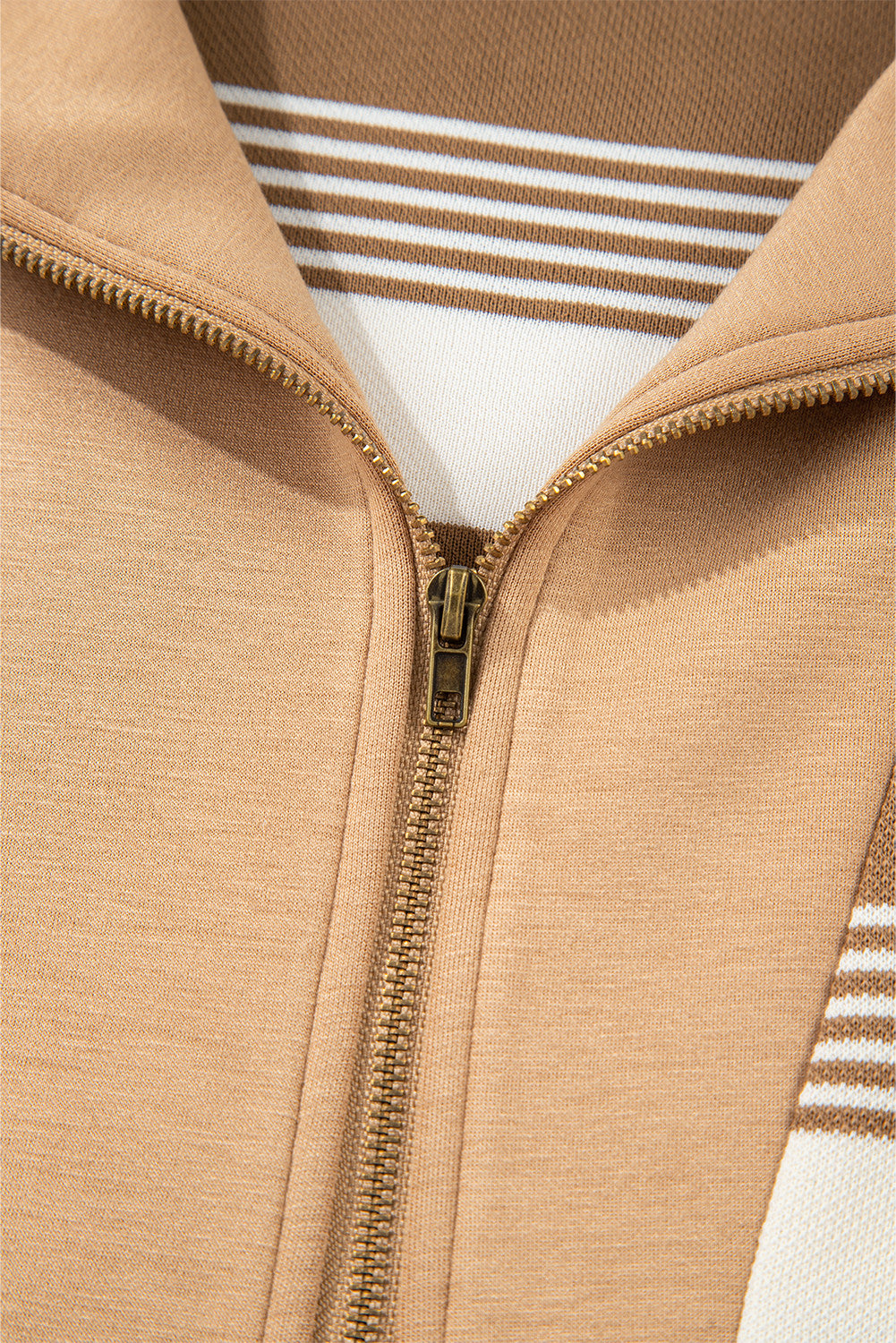 Khaki Stripe Vintage Pullover LT