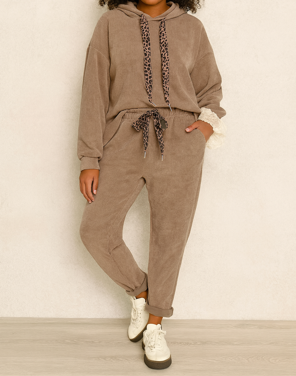 Leopard Drawstring Set FB