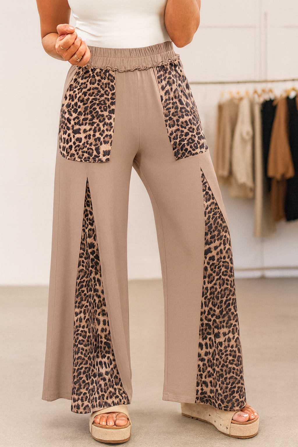 Mineral Wash Leopard Pants LT