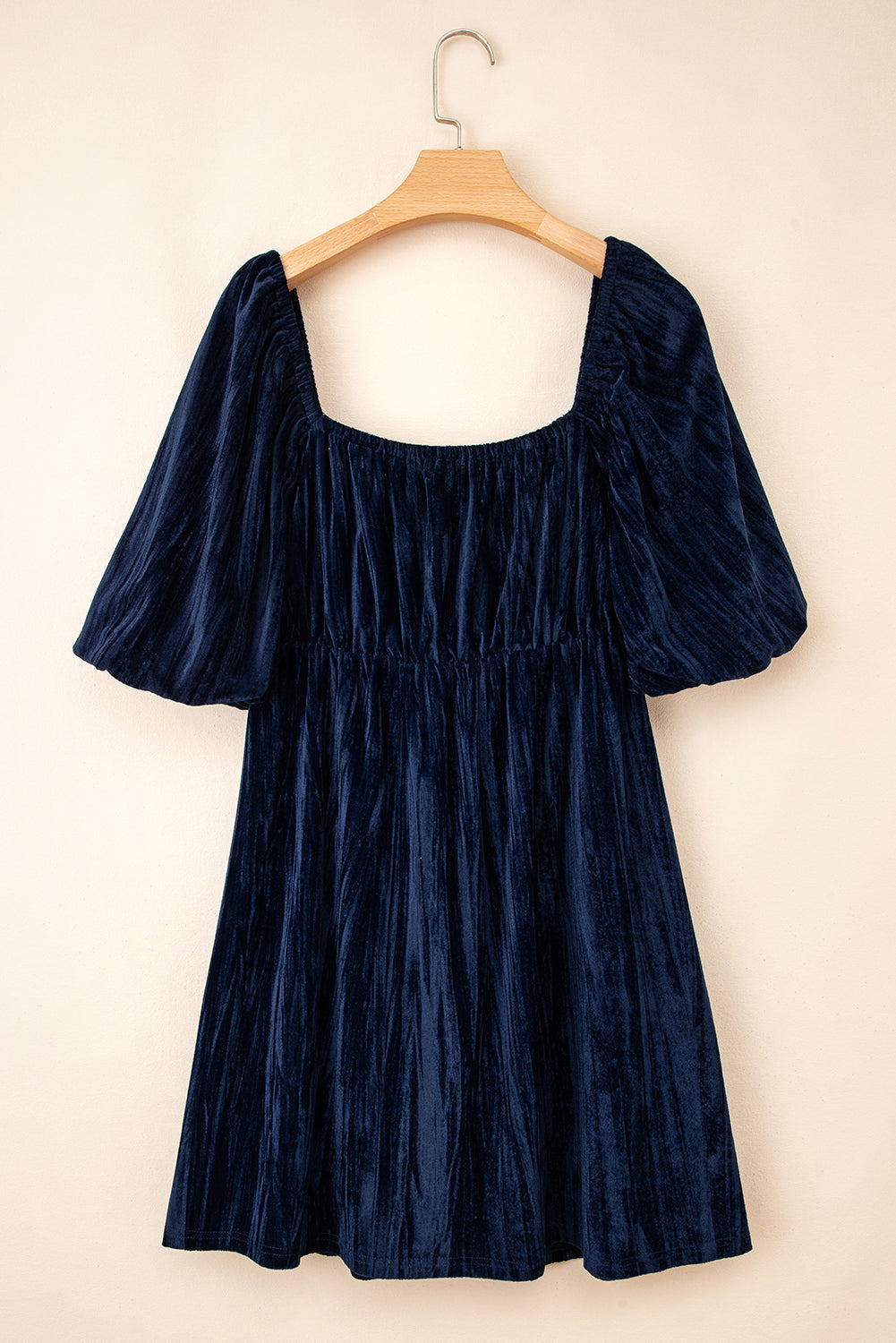 Navy Velvet Plus Size Dress RTS