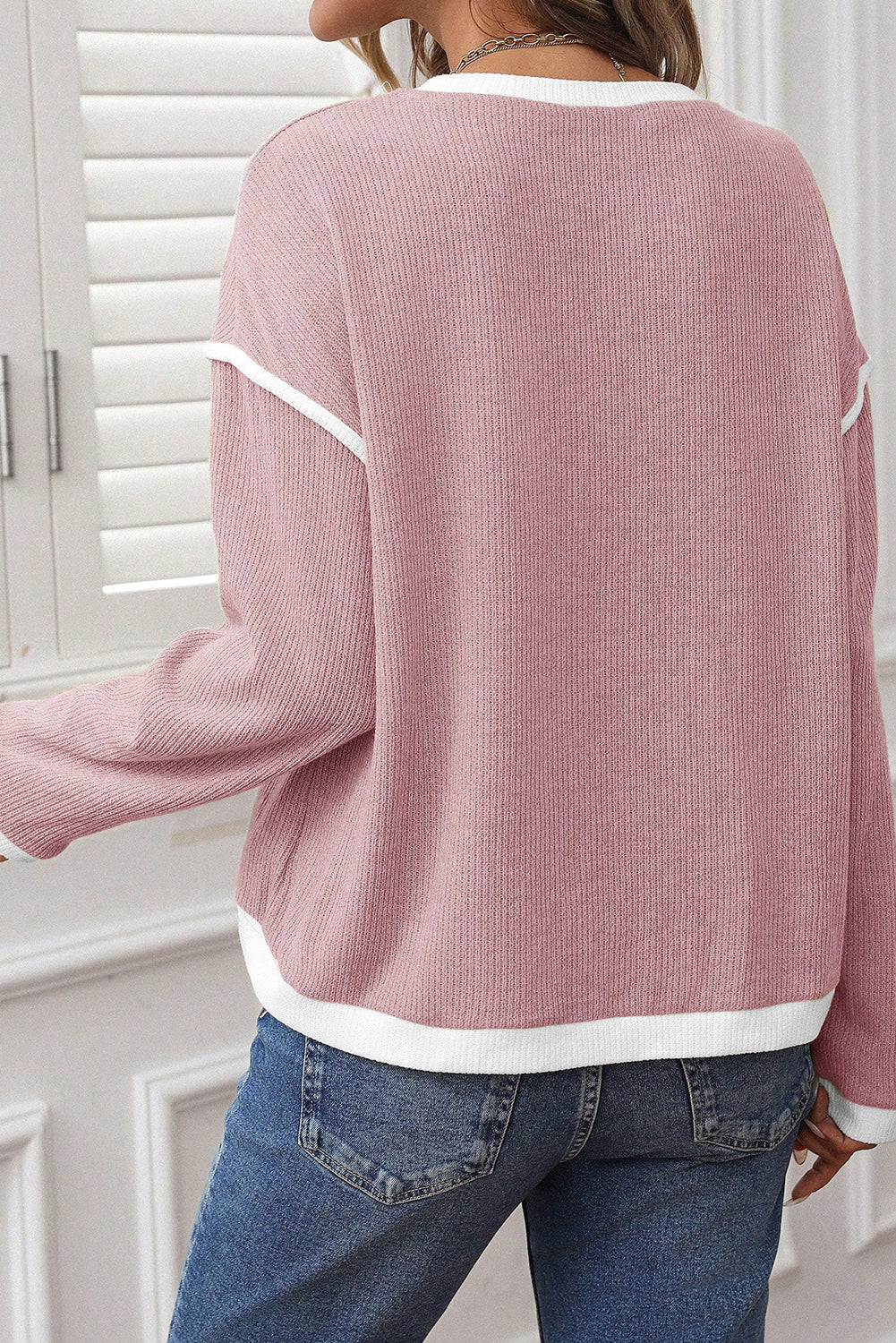 Contrast Loose Top LT