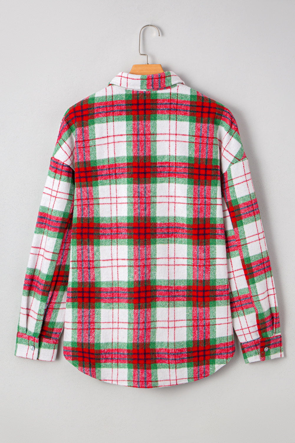 Red Plaid Flannel Jacket LT