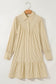 Brown Stripe Collared Dress LT
