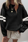 Varsity Stripe Sweatshirt *MULTIPLE COLORS*  RTS