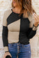 Colorblock Rib Top FB