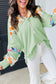 Lace Floral Hooded Pullover LT