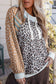Multicolor Leopard Patchwork Hoodie LT