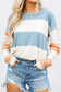 Light Blue Colorblock Top RTS