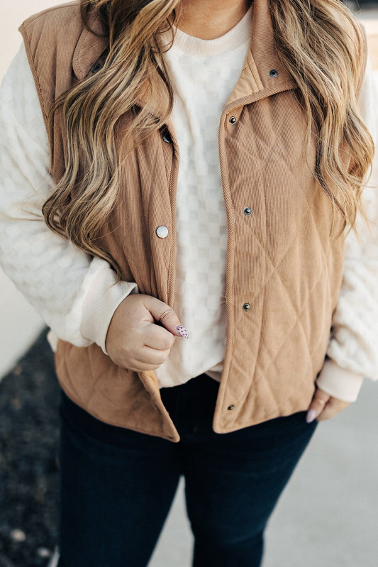 Plus Size Quilted Jacket October.