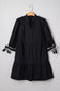 Black Trim Knot Plus Size Dress September.