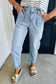 High Rise Barrel Jeans RTS