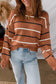 Striped Ribbed Edge Sweater FB
