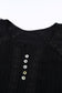 Black Crochet Eyelet Top LT