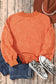 Orange Drop Shoulder Sweatshirt LT