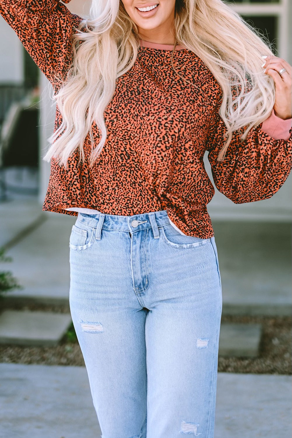Vintage Leopard Top FB