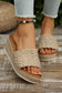 Woven Band Platform Sandals RTS