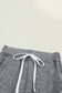 Grey Drawstring Joggers FB