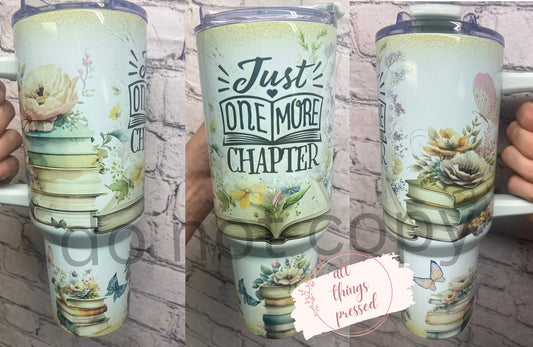 40 oz Book Lover Tumbler