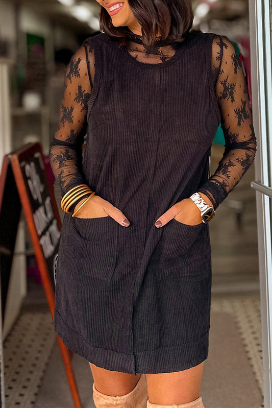 Corduroy Mini Dress FB