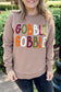 Dark Khaki GOBBLE Graphic Top LT