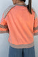 Orange Patchwork Flower Top LT