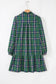 Green Plaid Frilly Dress RTS