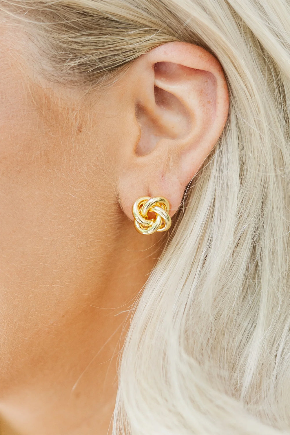 Gold Knot Earrings RTS
