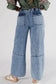 Acid Wash Drawstring Waistband Jeans September.
