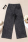 Black Straight Leg Loose Jeans LT