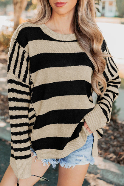 Stripe Pattern Top FB