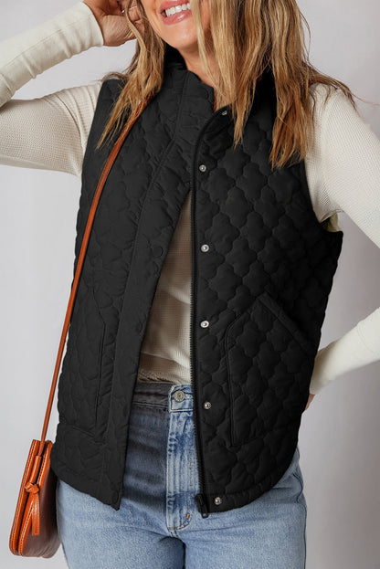 Flower Quilted Vest FB