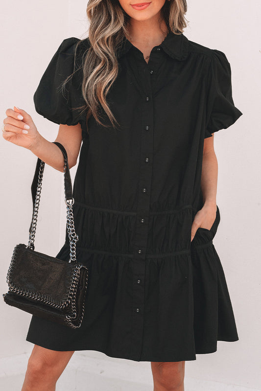 Black Ruffle Dress FB