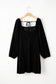 Black Velvet Babydoll Dress LT