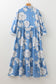 Blue Floral Fall Midi LT
