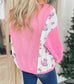 Pink Colorblock Polo Top September.