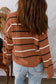 Brown Stripe Sweater September.