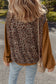 Brown Leopard Floral Pullover September.