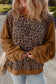 Brown Leopard Floral Pullover September.