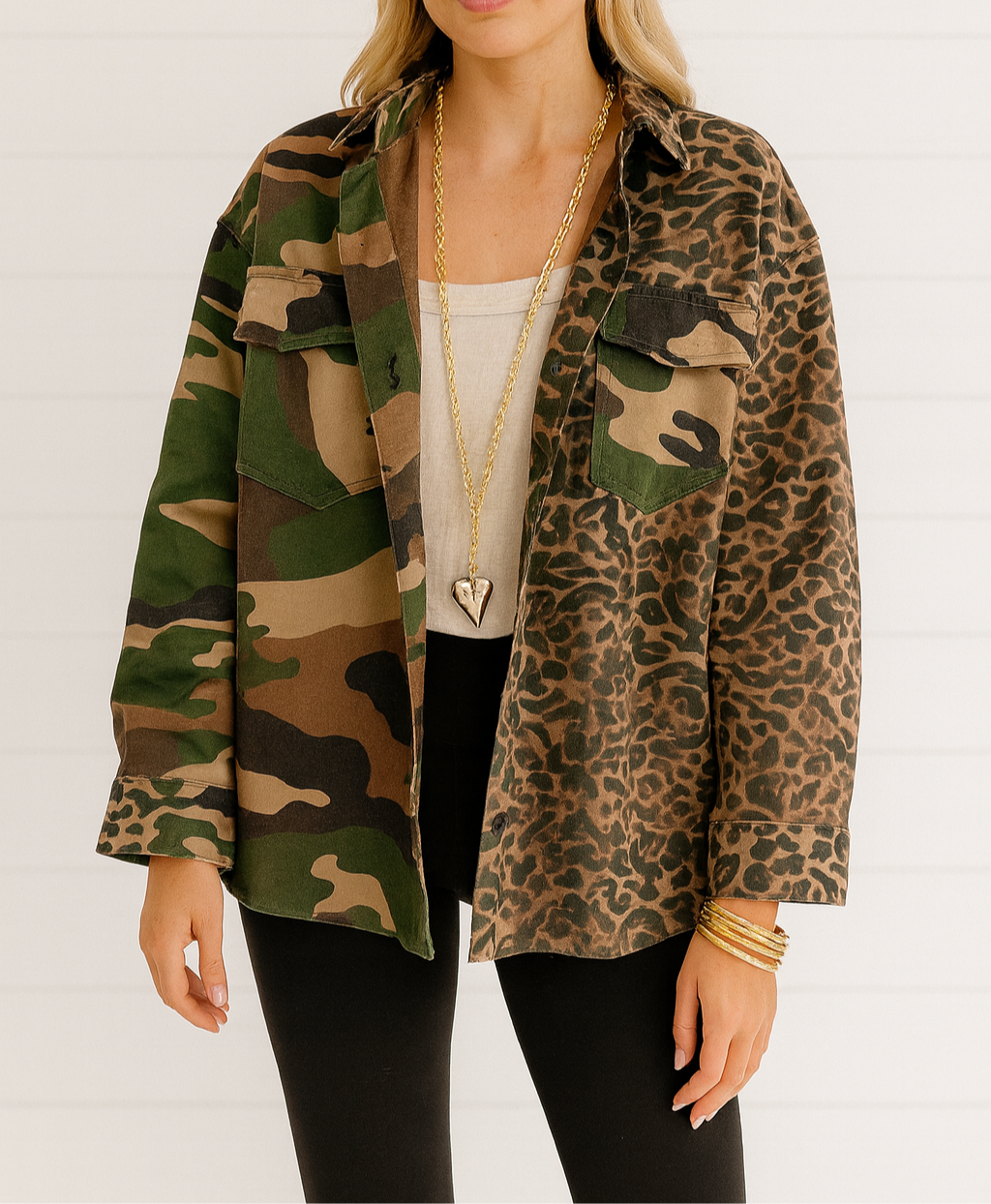 Brown Leopard Oversize Shacket LT