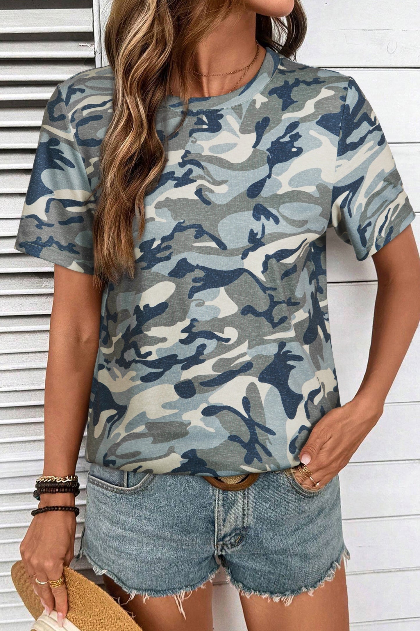 Camo Crew Neck Shirt FB