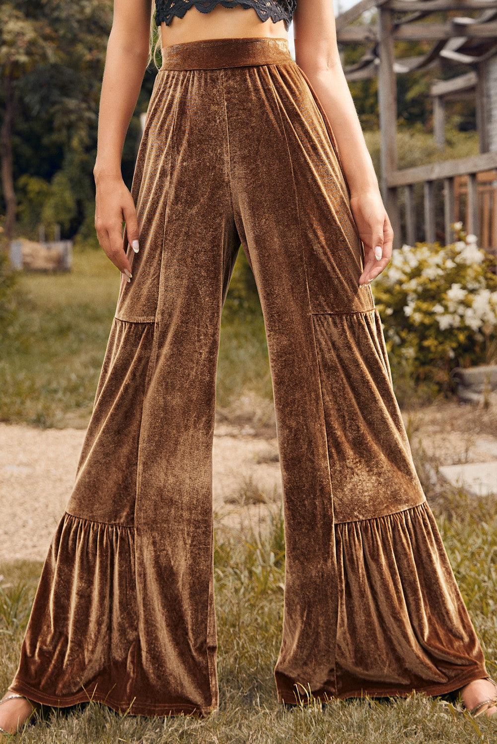 Chestnut Velvet Pants LT
