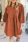Cinnamon Corduroy Mini Dress LT