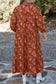 Cinnamon Plus Size Floral Dress RTS